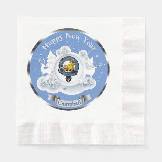 Persoonlijk Campbell Clan Badge Winter Servet (Voorkant)