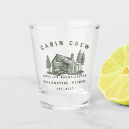 Persoonlijk Camping Weekend Bachelorette Feest Shot Glas