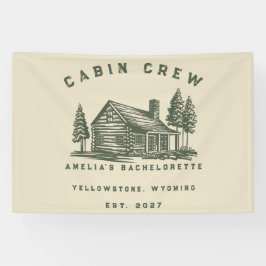 Persoonlijk Camping Weekend Bachelorette Feest Spandoek