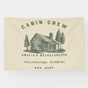 Persoonlijk Camping Weekend Bachelorette Feest Spandoek
