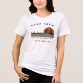 Persoonlijk Camping Weekend Vriendinnengroep Tri-Blend Shirt (Voorkant)