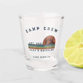 Persoonlijk Camping Weekend Vrijgezellenfeest Shot Glas