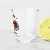 Persoonlijk Camping Weekend Vrijgezellenfeest Shot Glas (Rechts)