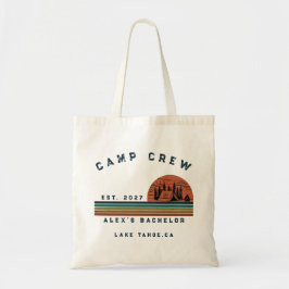 Persoonlijk Camping Weekend Vrijgezellenfeest Tote Bag