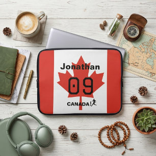 Persoonlijk Canada Esdoornblad Tech Cadeau Laptop Sleeve