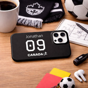 Persoonlijk Canada Soccer Atleet Cadeau iPhone 15 Pro Case
