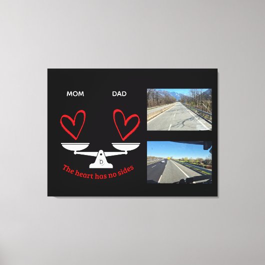 Persoonlijk canvas met foto van het samengestelde  afdruk (Voorkant)