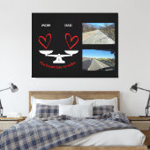 Persoonlijk canvas met foto van het samengestelde  afdruk (Insitu (Slaapkamer))