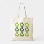 Persoonlijk Canvas Minder Afval Tote Bag (Achterkant)