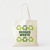 Persoonlijk Canvas Minder Afval Tote Bag (Voorkant)