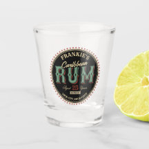 Persoonlijk Caribisch Rumdrank Flessenlabel Bar