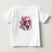 Persoonlijk Cavalier Puppy Bouw T-Shirt (Achterkant)