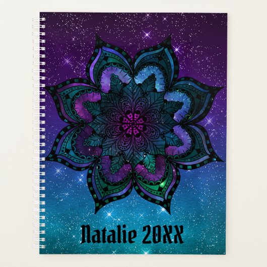Persoonlijk Celestial Mandala Planner (Voorkant)