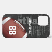 Persoonlijk Chalkboard American Football Hoesje-Ma Case-Mate iPhone Case (Achterkant (horizontaal))