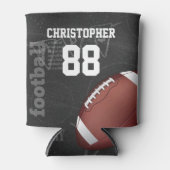 Persoonlijk Chalkboard Amerikaans Football Blikjeskoeler (Voorkant)