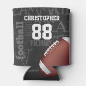 Persoonlijk Chalkboard Amerikaans Football Blikjeskoeler (Achterkant)