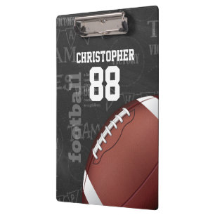 Persoonlijk Chalkboard Amerikaans Football Klembord