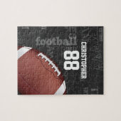 Persoonlijk Chalkboard Amerikaans Football Legpuzzel (Horizontaal)