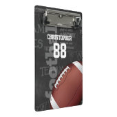 Persoonlijk Chalkboard Amerikaans Football Mini Klembord (Schuin)