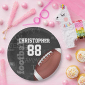 Persoonlijk Chalkboard Amerikaans Football Papieren Bordje (Feest)