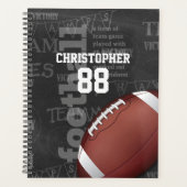 Persoonlijk Chalkboard Amerikaans Football Planner (Voorkant)