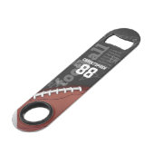 Persoonlijk Chalkboard Amerikaans Football Speed Flessenopener (Voorkant Gekanteld)