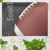 Persoonlijk Chalkboard Amerikaans Football Theedoek (Gevouwen)
