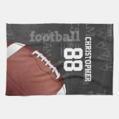 Persoonlijk Chalkboard Amerikaans Football Theedoek (Horizontaal)