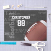 Persoonlijk Chalkboard Amerikaans Football Tissuepapier (Craft)