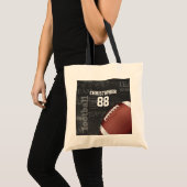 Persoonlijk Chalkboard Amerikaans Football Tote Bag (Voorkant (product))