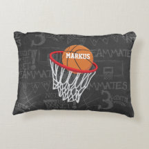 Persoonlijk Chalkboard Basketball en Hoop