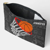 Persoonlijk Chalkboard Basketball en Hoop Etui (Open)