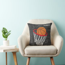 Persoonlijk Chalkboard Basketball en Hoop