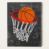 Persoonlijk Chalkboard Basketball en Hoop Planner (Achterkant)