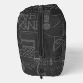 Persoonlijk Chalkboard Basketball en Hoop Toilettasje (Rechts)