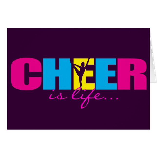 Persoonlijk Cheer Cheerlead Paars (Voorkant Horizontaal)
