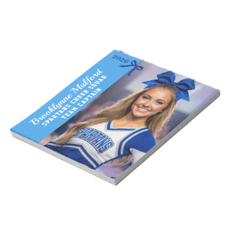 Persoonlijk cheer foto handtekening notitieblok