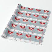 Persoonlijk Cheerleader Kerstcadeau Cadeaupapier (Uitgerold)