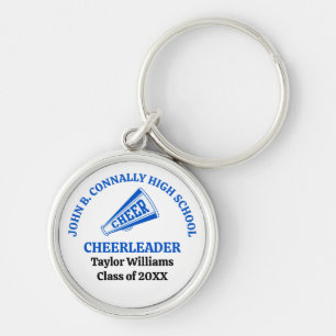 Persoonlijk cheerleader-sleutelhanger voor middelb sleutelhanger