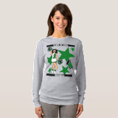 Persoonlijk Cheershirt Groen 2 T-shirt (Voorkant volledig)