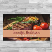 Persoonlijk chef-kok Sous Chef Restaurant Visitekaartje