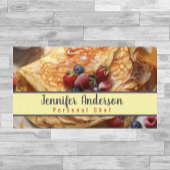 Persoonlijk chef-kok Sous Chef Restaurant Visitekaartje