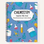 Persoonlijk Chemie Notitieboek – Aangepaste Naam O (Voorkant)