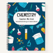 Persoonlijk Chemie Notitieboek – Aangepaste Naam O (Voorkant)
