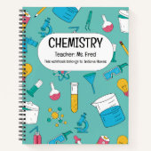 Persoonlijk Chemie Notitieboek – Aangepaste Naam O (Voorkant)