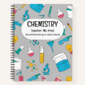 Persoonlijk Chemie Notitieboek – Aangepaste Naam O (Voorkant)