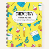 Persoonlijk Chemie Notitieboek – Aangepaste Naam O (Voorkant)