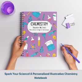 Persoonlijk Chemie Notitieboek – Aangepaste Naam O