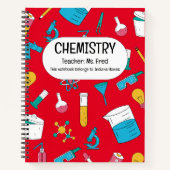 Persoonlijk Chemie Notitieboek – Aangepaste Naam O (Voorkant)
