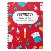 Persoonlijk Chemie Notitieboek – Aangepaste Naam O